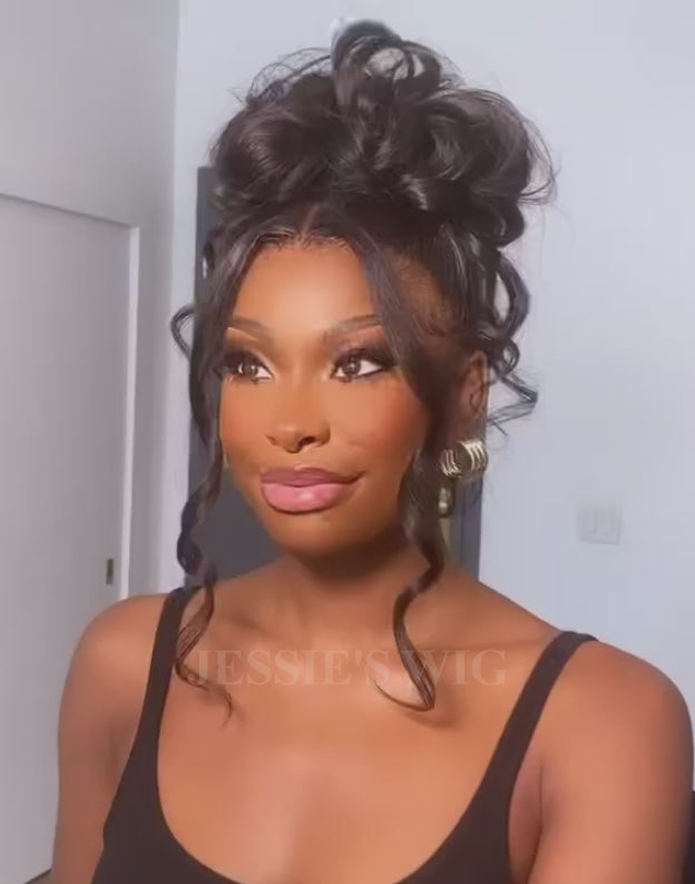 Body Wave Invisi Strap Snug Fit 360 Lace Frontal Bleached Knots Pre Cut Lace Wig