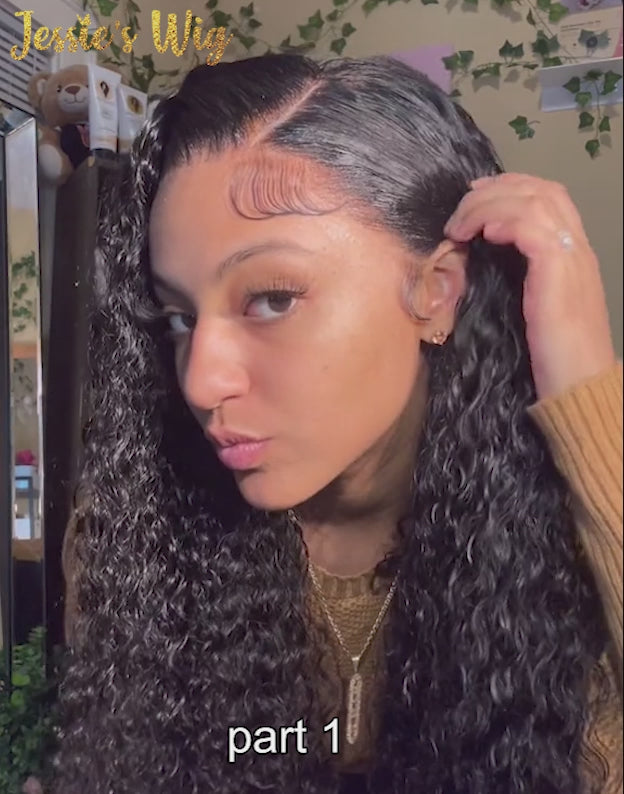 Freda- Glueless 13x4 Lace Curly Human Hair Lace Front Wig Invisiable Lace Closure Wig