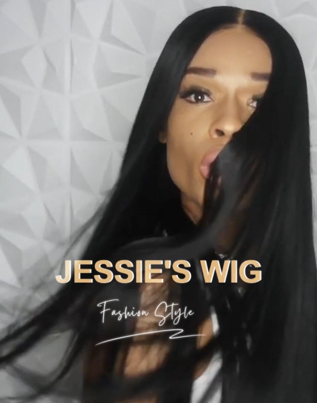 24" Straight Wig 5x5 Lace Glueless Wig Human Hair Flash Deal