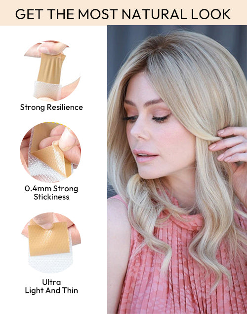 Real Scalp Tape For Lace Parting Medical Silicone Scalp For Lace Wig Grids & Knots Concealing