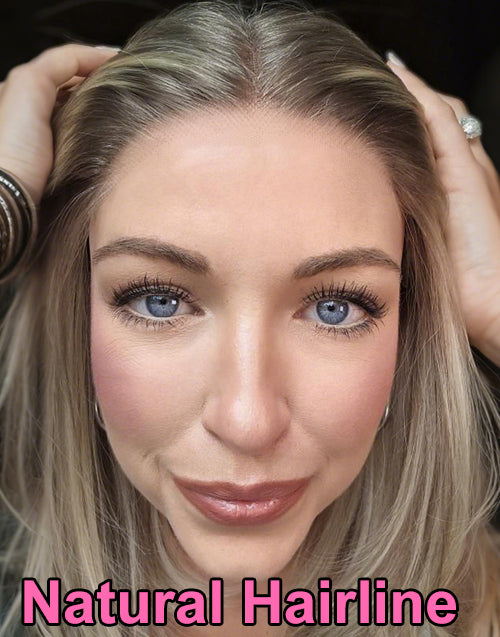 Yara- Ombre Ash Blonde Straight Bob Wig Undetectable Hairline Glueless Wigs For Women 13x4 Lace