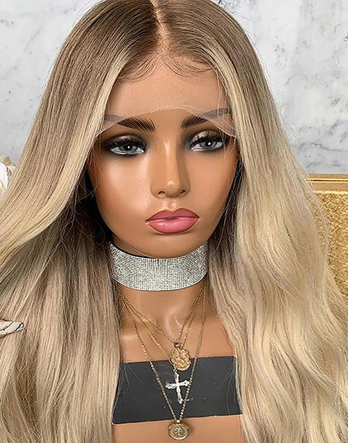 Highlight Ash Blonde Wig