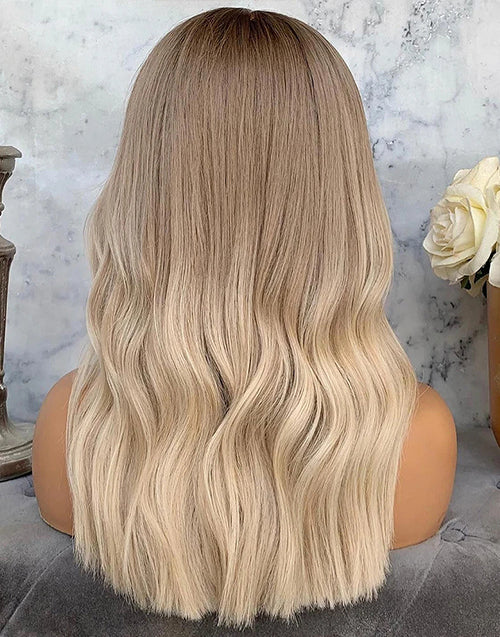Highlight Ash Blonde Wig