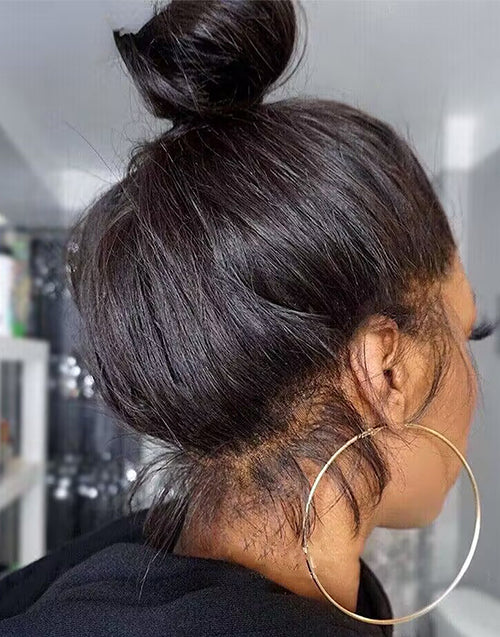 Rae- (Can Do Ponytail ) Straight Full Lace Wig Human Hair Wigs Preplucked Hairline