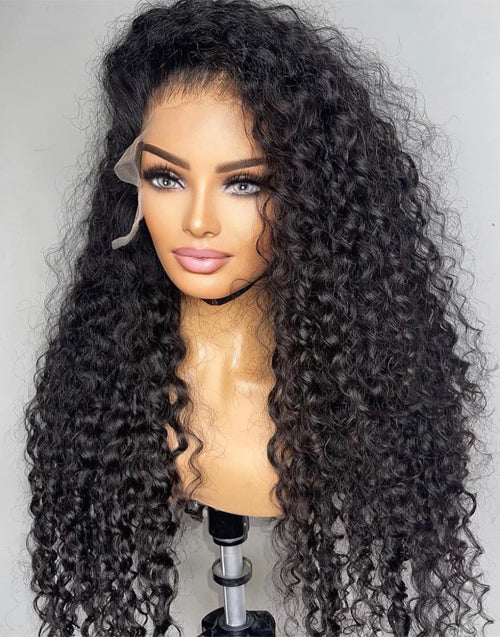 Freda- Glueless 13x4 Lace Curly Human Hair Lace Front Wig Invisiable Lace Closure Wig