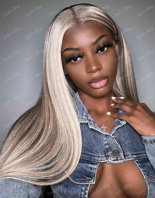 ash blonde lace wigs