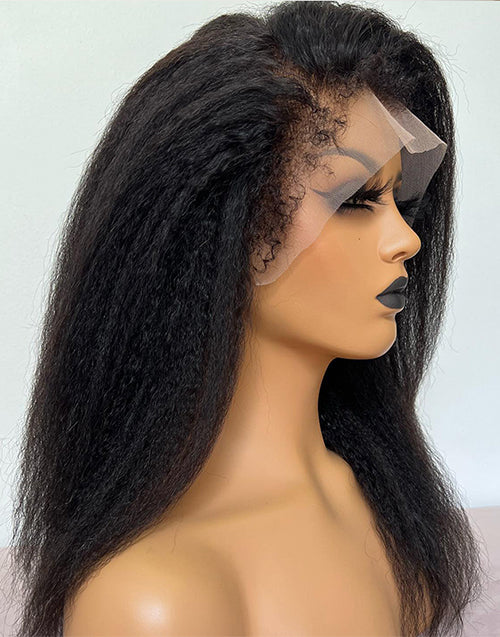 type 4c hairline kinky edge wig