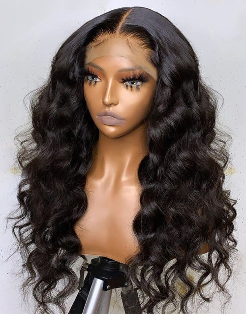 Kairi- Loose Wave 360 Full Lace Frontal Wig For High Ponytail Human Hair Wigs