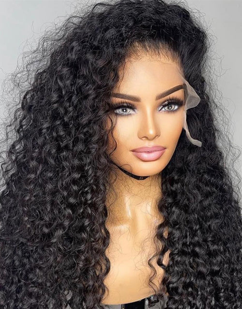 Freda- Glueless 13x4 Lace Curly Human Hair Lace Front Wig Invisiable Lace Closure Wig