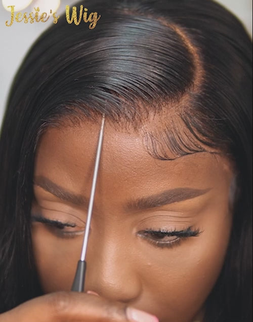 Eden- Smart-Fit Pull Go Glueless Straight 13x5 Pre Cut Lace Front Human Hair Wigs