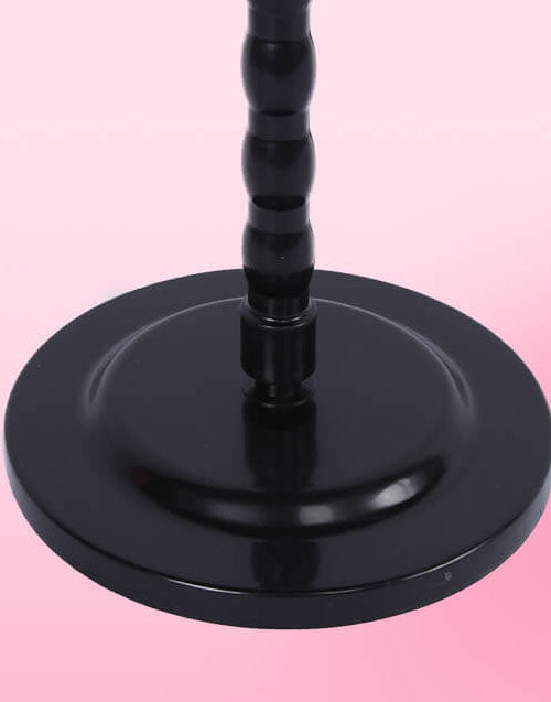 1PC Solid Color Wig Stands Plastic Hat Display Wig Head Holders Mannequin Head/Stand Portable Folding Plastic Wig Stand