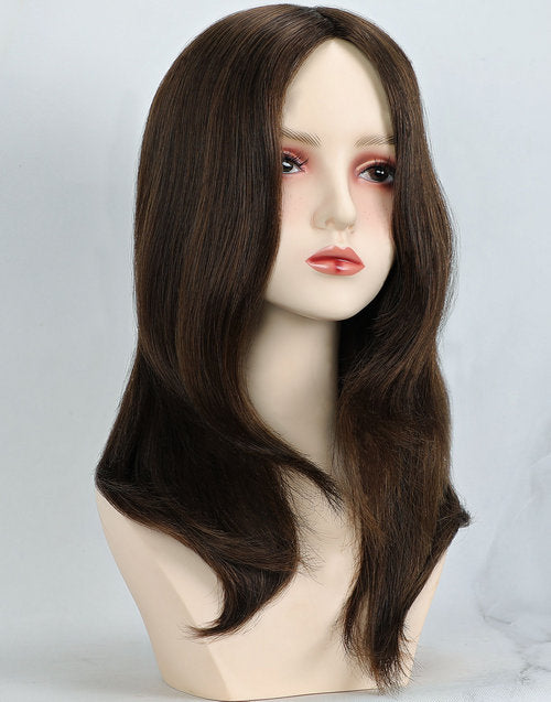 European Virgin Remy Human Hair Wigs for Hair Loss | Alopecia Natural Brown