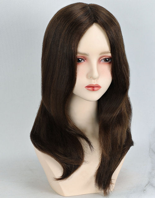 European Virgin Remy Human Hair Wigs for Hair Loss | Alopecia Natural Brown