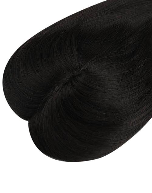 Ombre Blonde Mono Topper with Clips Jessie's Wig Human Hair Piece Toupee